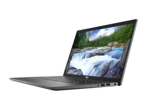 Dell Latitude 7410 2-em-1 preto aberto, vista principal
