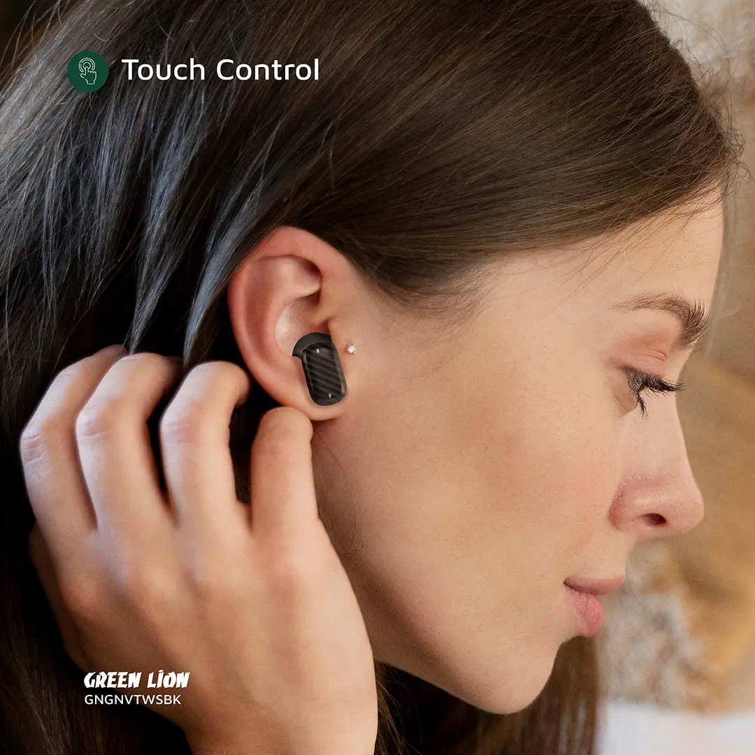 Green Lion Geneva — Auriculares TWS com ecrã digital, 3 modos de som - Image 7