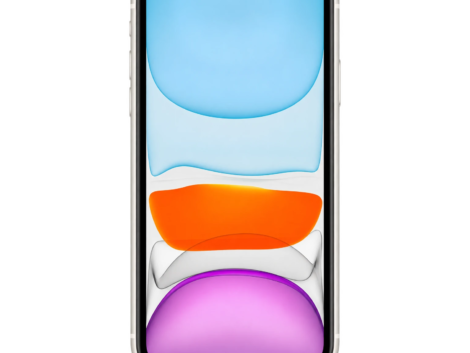 Apple iPhone 11 branco, vista frontal
